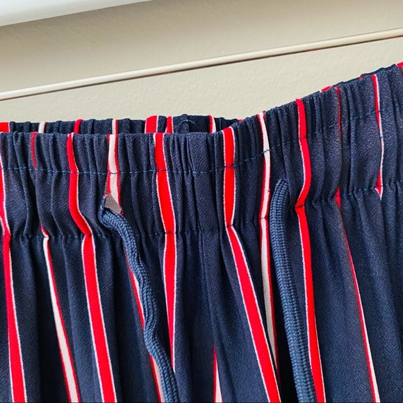 Striped Pull On Pants Blue/Red Sz 2 - Picture 8 of 10